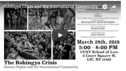 Rohingya Crisis and International Community