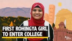 Meet Tasmida,  the First Rohingya Refugee Girl to Enter College